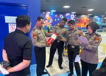 Ditpamobvit Polda Kaltara Laksanakan Risk Assessment di Wahana Permainan Melky Verse Tarakan