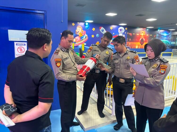 Ditpamobvit Polda Kaltara Laksanakan Risk Assessment di Wahana Permainan Melky Verse Tarakan