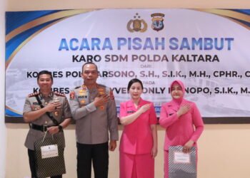 Pisah Sambut Karo SDM, Kapolda Kaltara Tekankan Pembinaan Personel yang Objektif dan Berkeadilan