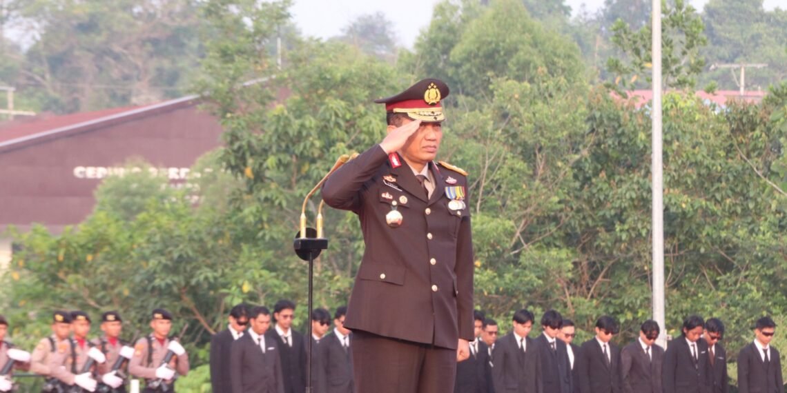 Wakapolda Kaltara Pimpin Upacara Peringatan Hut RI di Mapolda Kaltara