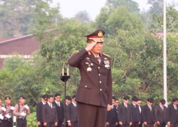 Wakapolda Kaltara Pimpin Upacara Peringatan Hut RI di Mapolda Kaltara