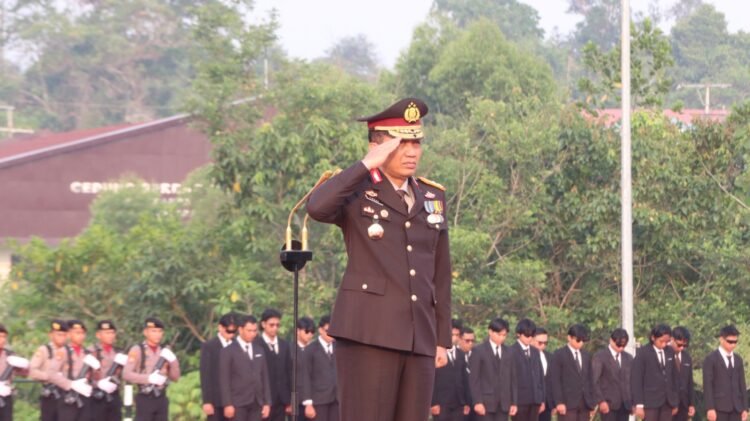 Wakapolda Kaltara Pimpin Upacara Peringatan Hut RI di Mapolda Kaltara