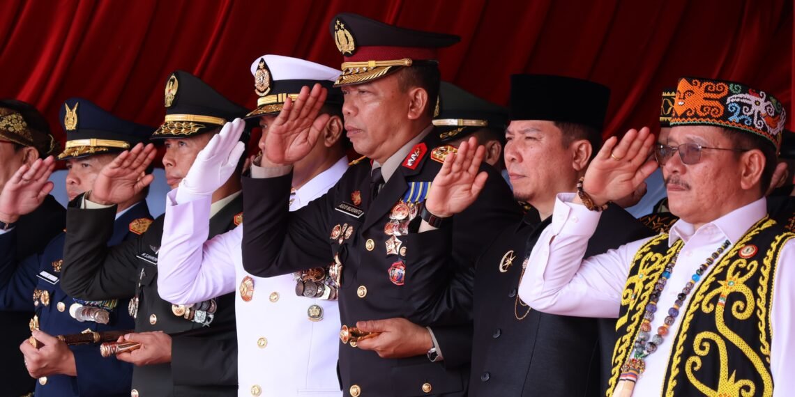 Kapolda Kaltara Hadiri Upacara Detik-Detik Proklamasi HUT ke-81 Kemerdekaan RI