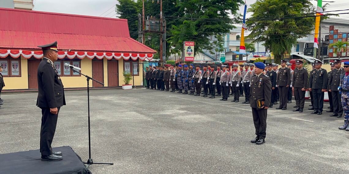 Polres Tarakan Gelar Upacara Peringatan HUT ke-81 Kemerdekaan Republik Indonesia