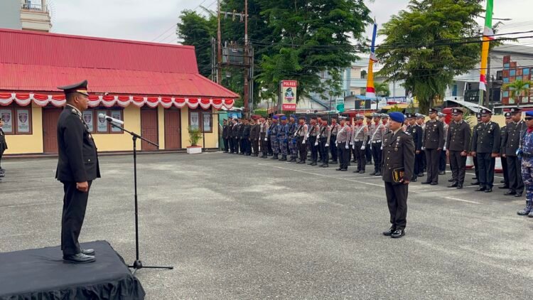 Polres Tarakan Gelar Upacara Peringatan HUT ke-81 Kemerdekaan Republik Indonesia