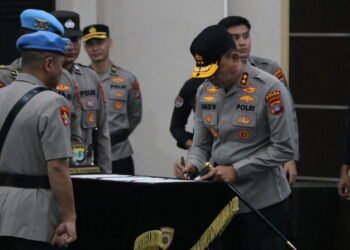 Kapolda Kaltara Pimpin Sertijab Pejabat Utama Polda Kaltara