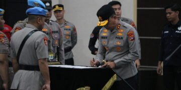 Kapolda Kaltara Pimpin Sertijab Pejabat Utama Polda Kaltara