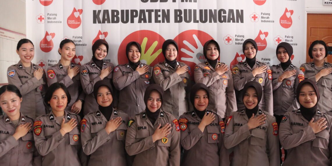 Polwan Polda Kaltara Gelar Donor Darah, Wujud Kepedulian dan Kemanusiaan