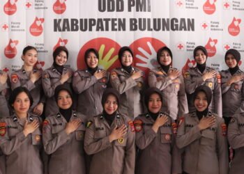 Polwan Polda Kaltara Gelar Donor Darah, Wujud Kepedulian dan Kemanusiaan