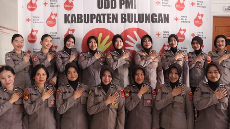 Polwan Polda Kaltara Gelar Donor Darah, Wujud Kepedulian dan Kemanusiaan