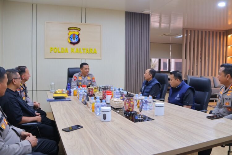 Perkuat Penanganan Kejahatan Transnasional, Wakapolda Kaltara Terima Tim Divhubinter Polri