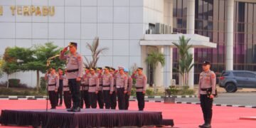 Polda Kaltara Gelar Upacara Peringatan Hari Olahraga Nasional 2026
