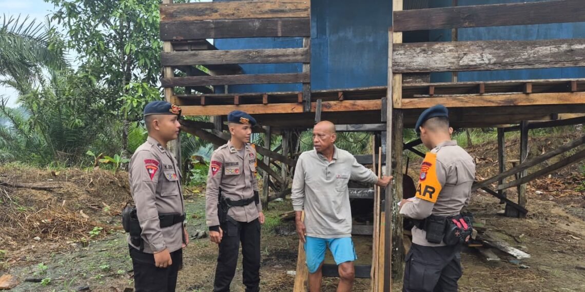 Cegah Kebakaran Hutan, Satbrimob Kompi 2 Batalyon B Sebatik Gencarkan Imbauan Karhutla di Nunukan