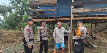 Cegah Kebakaran Hutan, Satbrimob Kompi 2 Batalyon B Sebatik Gencarkan Imbauan Karhutla di Nunukan