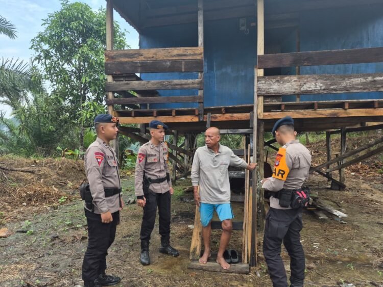 Cegah Kebakaran Hutan, Satbrimob Kompi 2 Batalyon B Sebatik Gencarkan Imbauan Karhutla di Nunukan