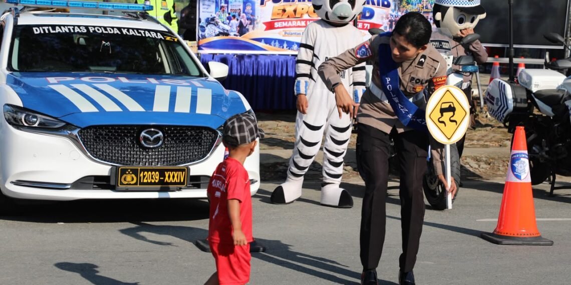 Polantas Karib Expo & CFD Semarakkan HUT Polantas ke-71 di Tepian Sungai Kayan
