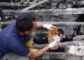 Olah TKP Kebakaran Karang Rejo, Dugaan Awal Dari Tungku Berbahan Bakar Kayu