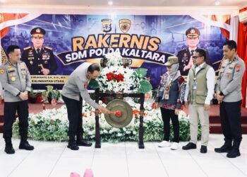 Kapolda Kaltara Dorong SDM Unggul dan Profesional, Rakernis Biro SDM Polda Kaltara 2026 Resmi Di Buka