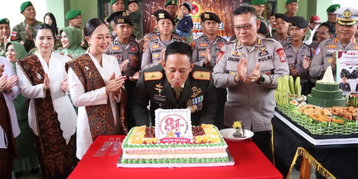 Soliditas TNI–Polri, Polda Kaltara Beri Kejutan di HUT ke-81 TNI di Korem 092/Maharajalila