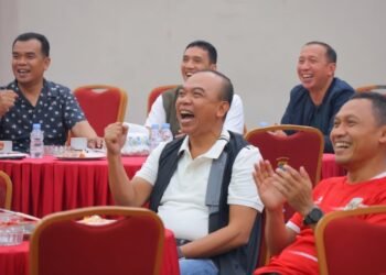 Menegangkan, Kapolda Kaltara Nobar di Mapolda Bersama Jajaran di Partai Final Indonesia Vs Thailand