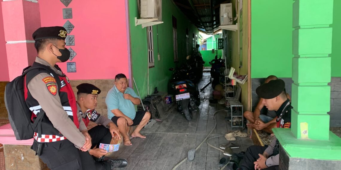 Ditsamapta Polda Kaltara Gencarkan Patroli dan Sosialisasi Pencegahan Karhutla di Bulungan