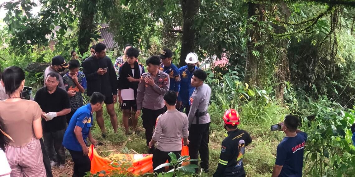 Polres Tarakan Tangani Jenazah Tergantung Dipohon Karang Anyar
