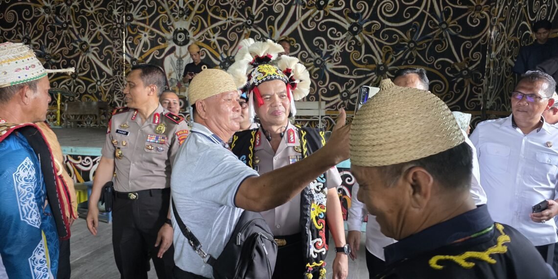 Kapolda Kaltara Serap Aspirasi Lembaga Adat Dayak Kenyah
