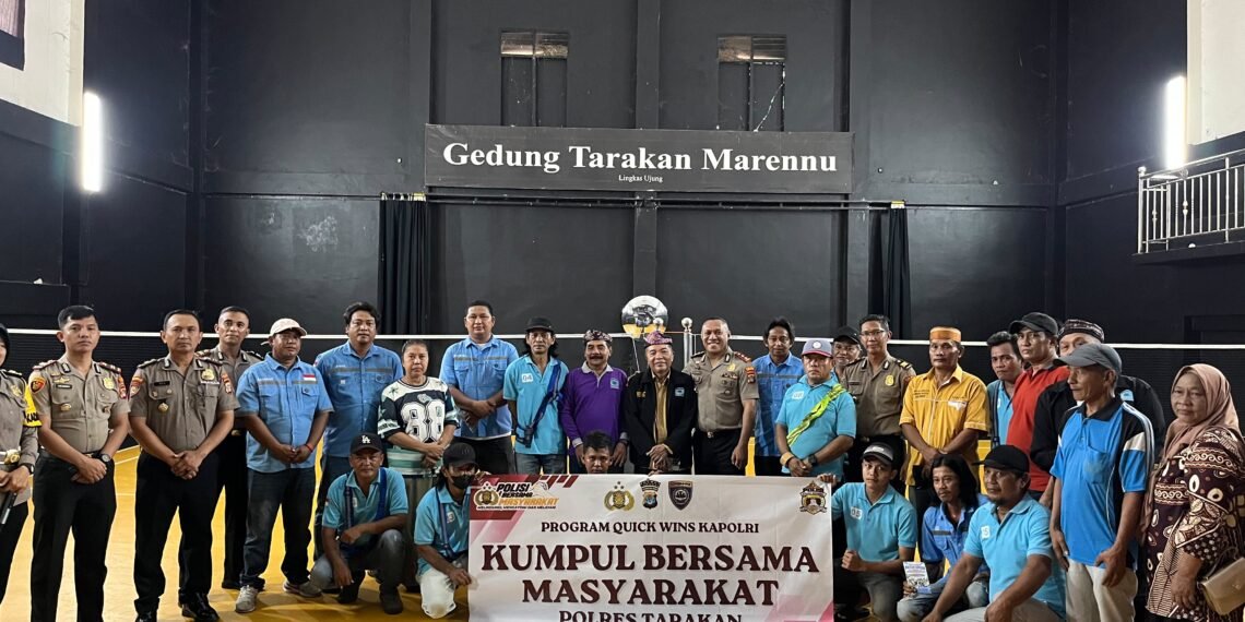 Kapolres Tarakan Gelar Program Quick Wins “Kumpul Bersama Masyarakat”, Serap Aspirasi Warga Lingkas Ujung