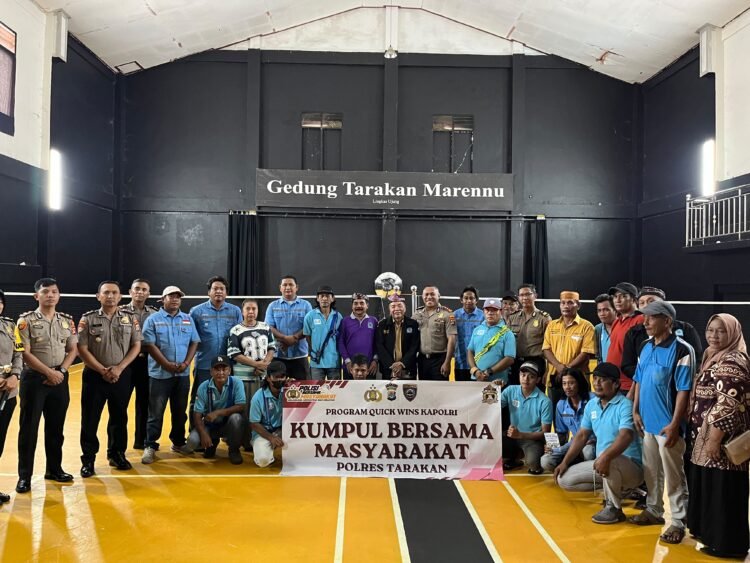 Kapolres Tarakan Gelar Program Quick Wins “Kumpul Bersama Masyarakat”, Serap Aspirasi Warga Lingkas Ujung